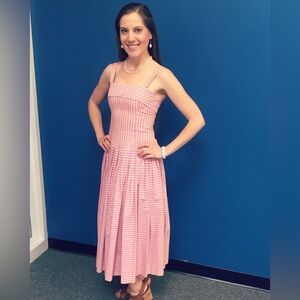 Vintage pink Laura Ashley dress